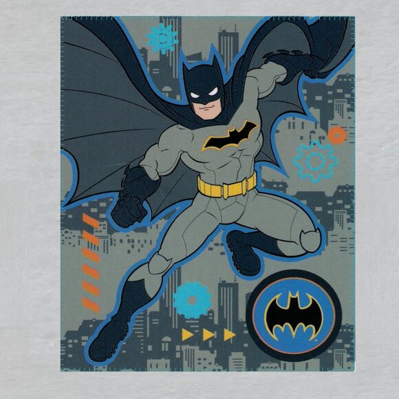Batman Fleece Throw Blanket Measures 46 x 50 Inches - Picture 1 of 1